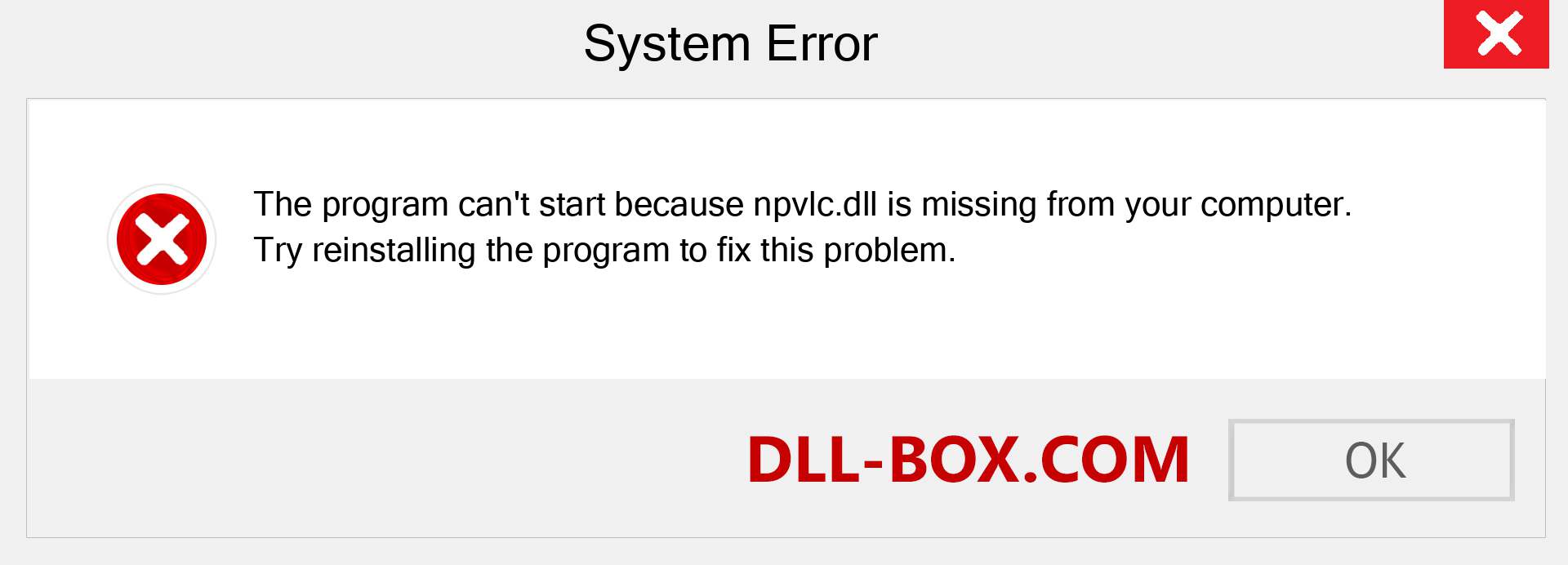  npvlc.dll file is missing?. Download for Windows 7, 8, 10 - Fix  npvlc dll Missing Error on Windows, photos, images