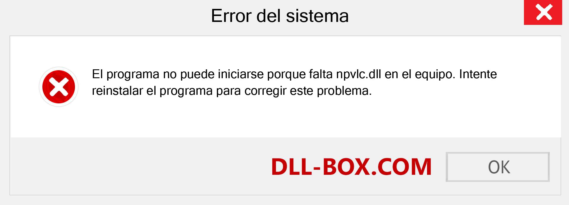 ¿Falta el archivo npvlc.dll ?. Descargar para Windows 7, 8, 10 - Corregir npvlc dll Missing Error en Windows, fotos, imágenes